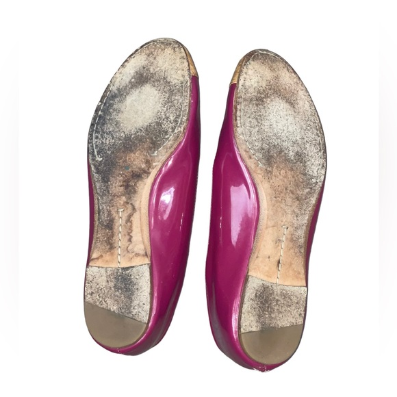 Kors Michael Kors Odessa Cap Toe Flats Patents Cork Peony - Picture 11 of 12